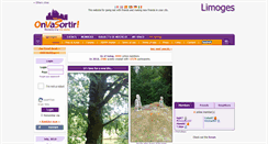 Desktop Screenshot of limoges.onvasortir.com