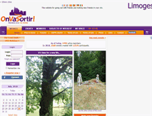 Tablet Screenshot of limoges.onvasortir.com