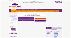 Desktop Screenshot of namur.onvasortir.com