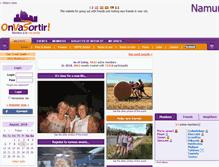 Tablet Screenshot of namur.onvasortir.com