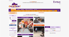 Desktop Screenshot of evreux.onvasortir.com