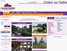 Tablet Screenshot of chalon-sur-saone.onvasortir.com