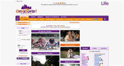 Desktop Screenshot of lille.onvasortir.com