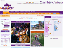 Tablet Screenshot of chambery.onvasortir.com