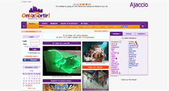 Desktop Screenshot of ajaccio.onvasortir.com
