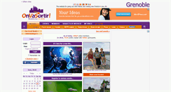 Desktop Screenshot of grenoble.onvasortir.com